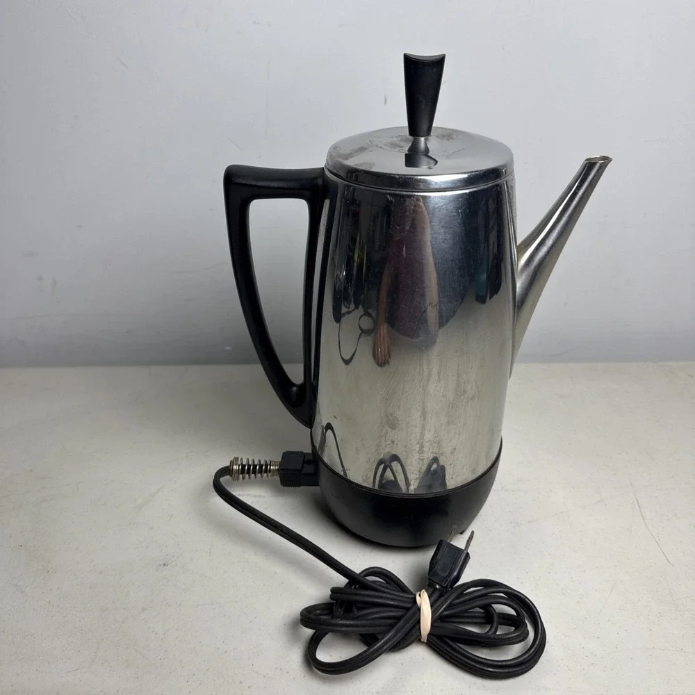 Vintage Kenmore Immersible Electric Coffee Percolator Complete TESTED WORKS